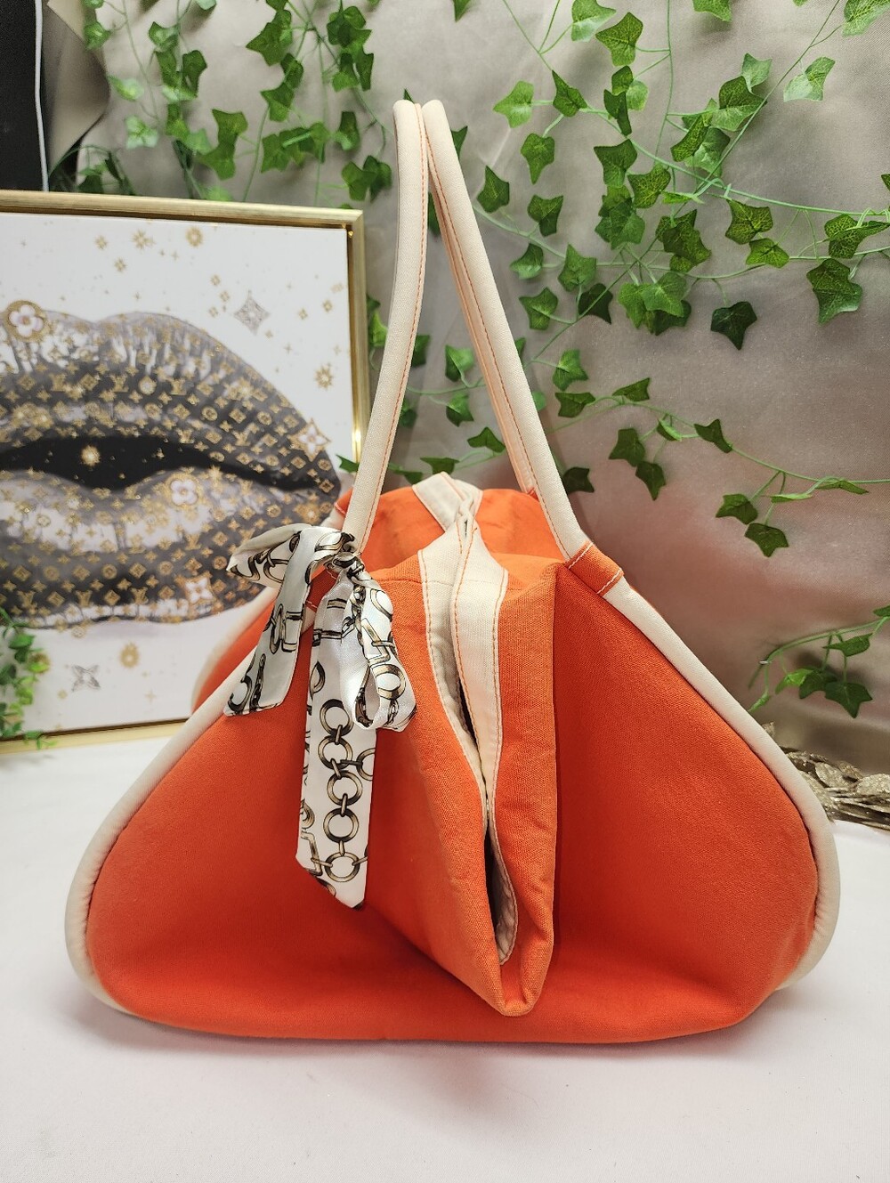 Authentic Hermes Beach Tote With Pouch - Picture 4 of 13